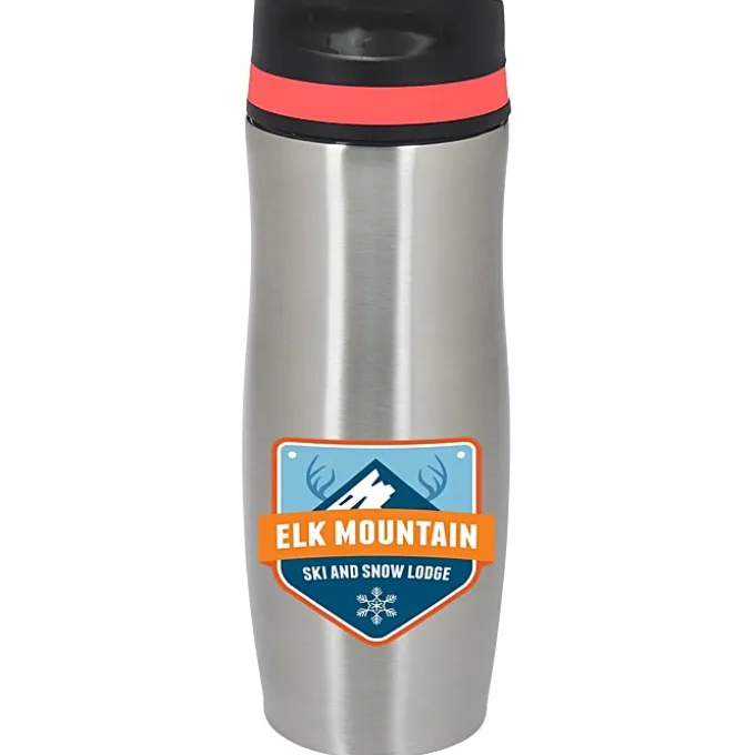 Persona Wave Vacuum Tumbler - 14 oz. - Full Color - 24 hr