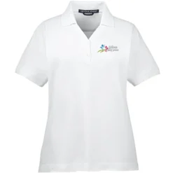 Peruvian Pima Cotton Y-Collar Polo - Ladies'