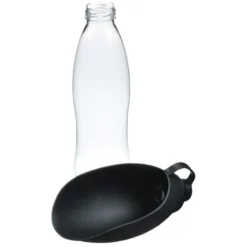 Pet Water Bottle with Dispensing Bowl