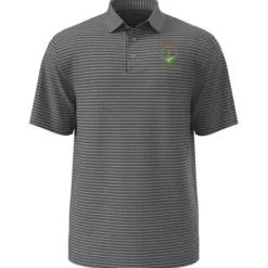 PGA Tour Heather Feeder Stripe Polo