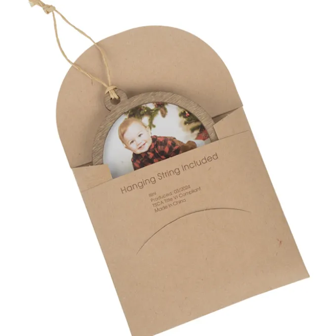 Photo Snowglobe Wood Ornament