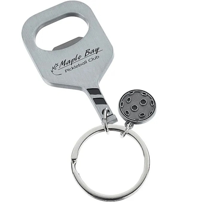 Pickleball Bottle Opener Keychain
