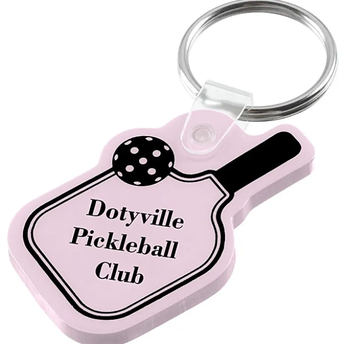 Pickleball Soft Keychain - Opaque