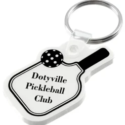 Pickleball Soft Keychain - Opaque