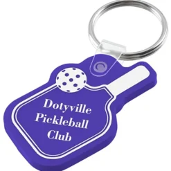 Pickleball Soft Keychain - Opaque