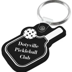 Pickleball Soft Keychain - Opaque