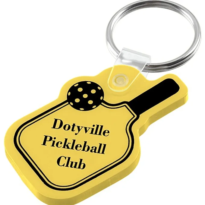 Pickleball Soft Keychain - Opaque