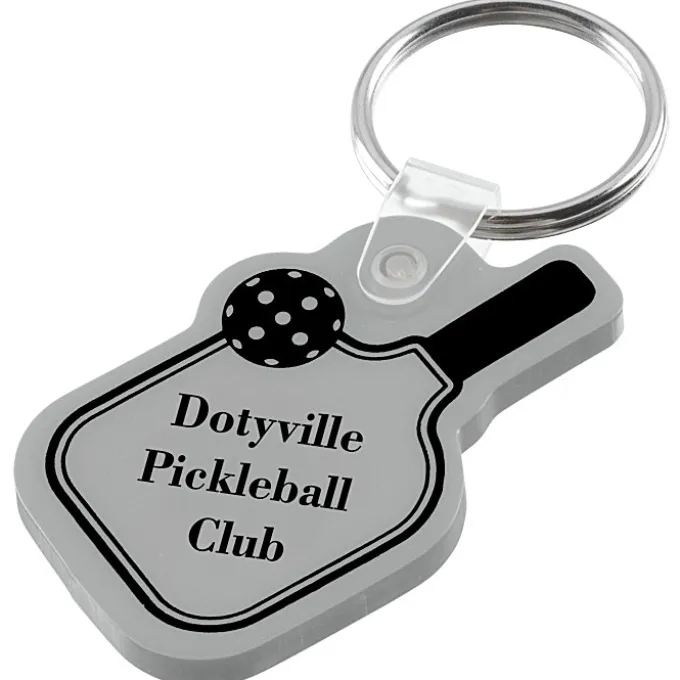 Pickleball Soft Keychain - Opaque