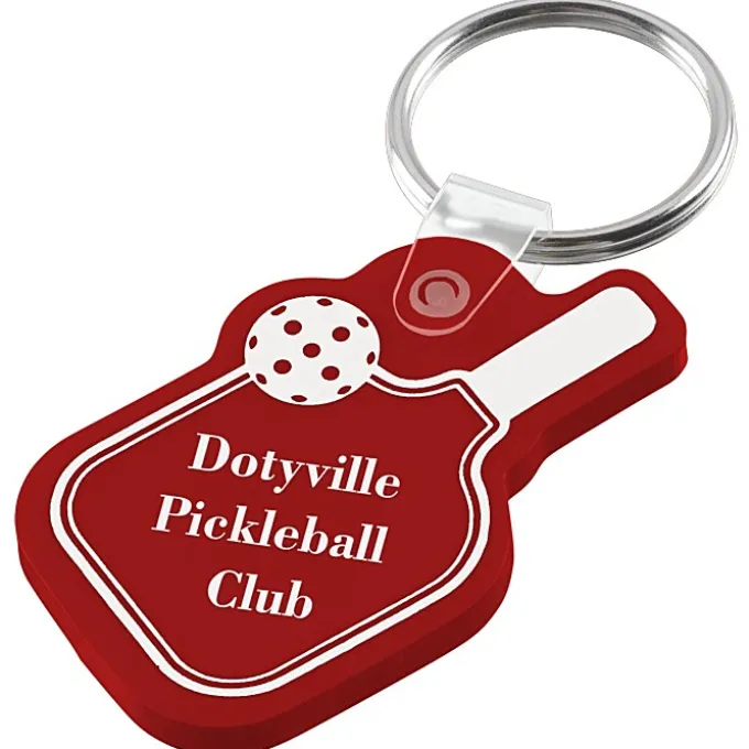 Pickleball Soft Keychain - Opaque
