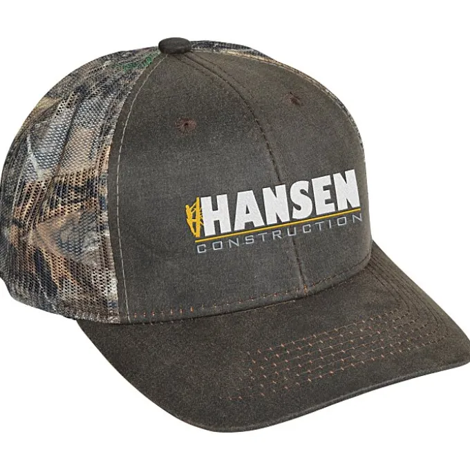 Pigment Print Camouflage Mesh Back Cap