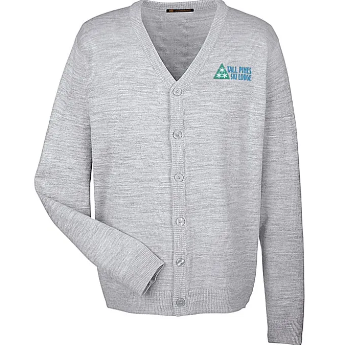 Pilbloc V-Neck Button Down Cardigan Sweater - Men's