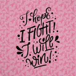 Pink Ribbon Bandana - 22 inches x 22 inches
