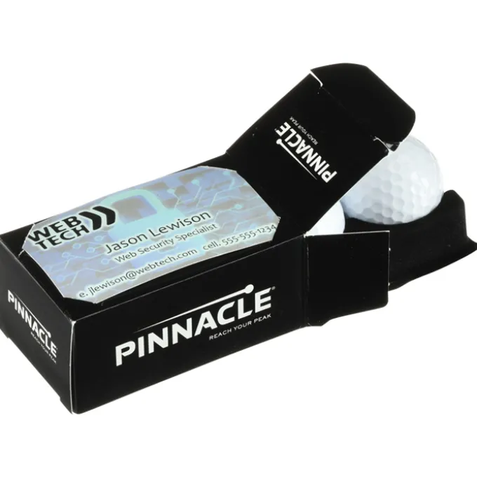 Pinnacle Distance 2 Ball Business Card Box