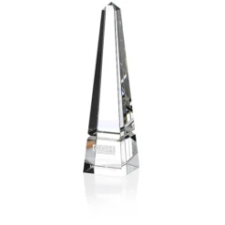 Pinnacle Obelisk Crystal Award - 24 hr