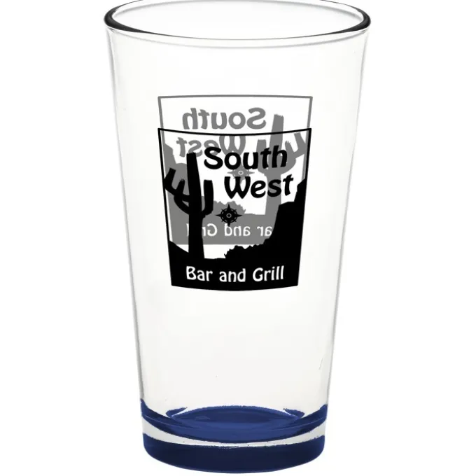 Pint Glass - 16 oz - Bottom Color