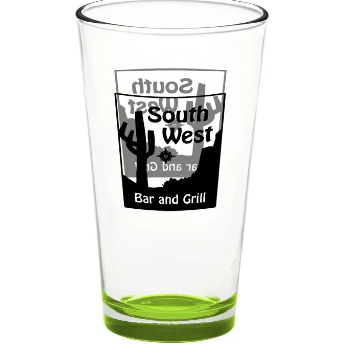 Pint Glass - 16 oz - Bottom Color