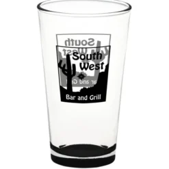 Pint Glass - 16 oz - Bottom Color