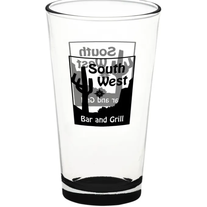 Pint Glass - 16 oz - Bottom Color