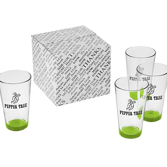 Pint Glass Set - 16 oz - Bottom Color