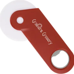Pizza Cutter with Bottle Opener - 24 hr