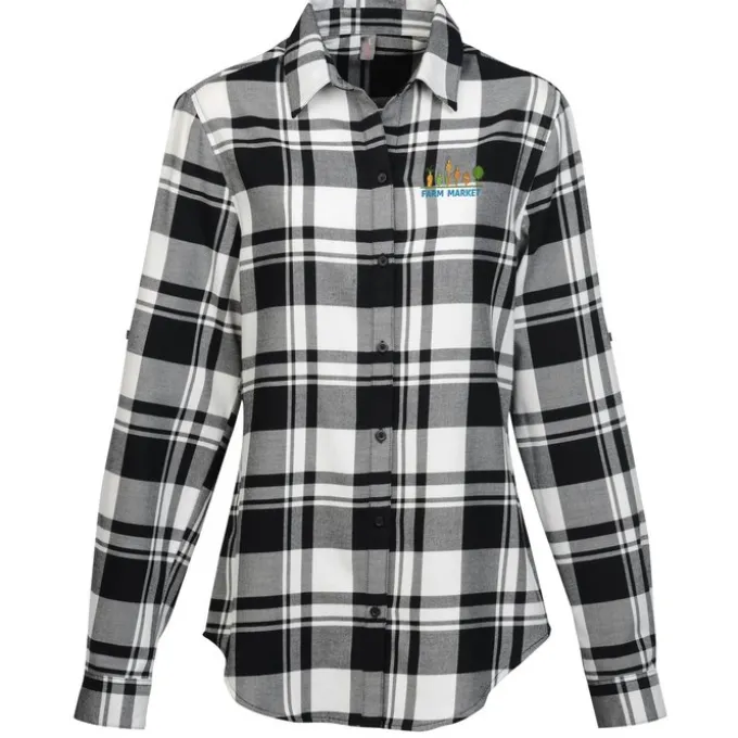 Plaid Flannel Shirt - Ladies'