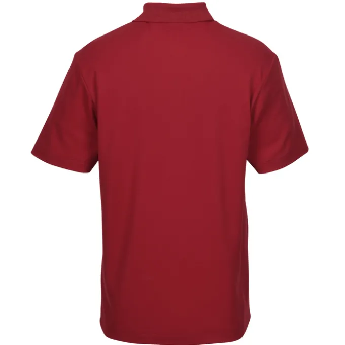 Plaited Honeycomb Pique Polo - Men's