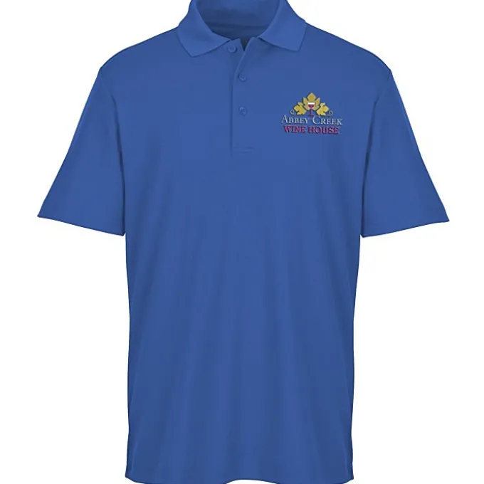 Plaited Honeycomb Pique Polo - Men's