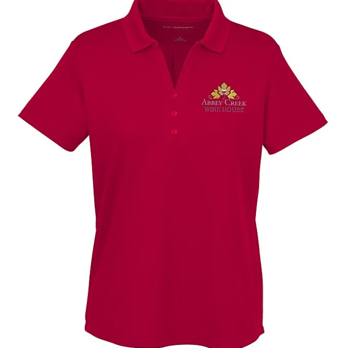 Plaited Honeycomb Pique Polo - Ladies'