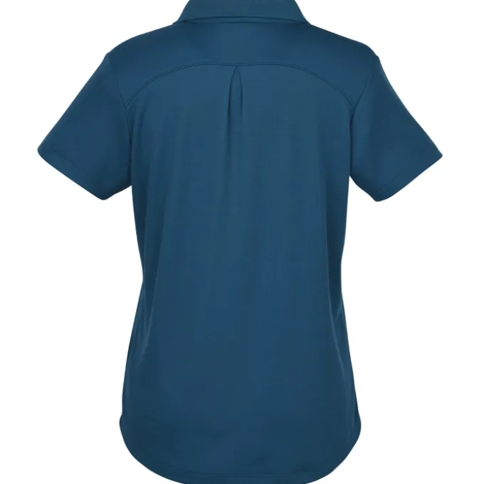Plaited Honeycomb Pique Polo - Ladies'