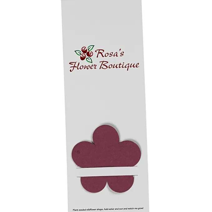Plant-A-Shape Flower Seed Bookmark - Flower