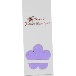 Plant-A-Shape Flower Seed Bookmark - Flower