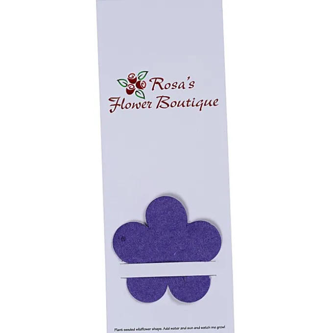 Plant-A-Shape Flower Seed Bookmark - Flower