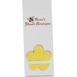 Plant-A-Shape Flower Seed Bookmark - Flower