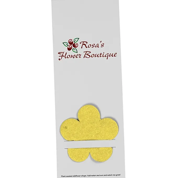 Plant-A-Shape Flower Seed Bookmark - Flower