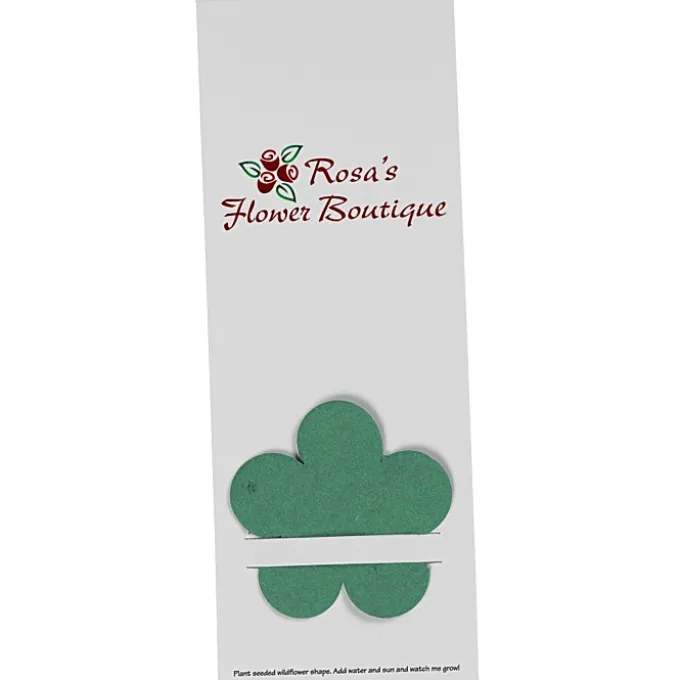 Plant-A-Shape Flower Seed Bookmark - Flower