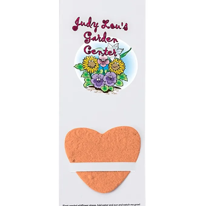 Plant-A-Shape Flower Seed Bookmark - Heart
