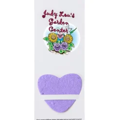 Plant-A-Shape Flower Seed Bookmark - Heart