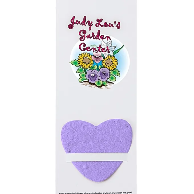Plant-A-Shape Flower Seed Bookmark - Heart