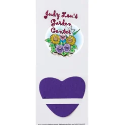 Plant-A-Shape Flower Seed Bookmark - Heart