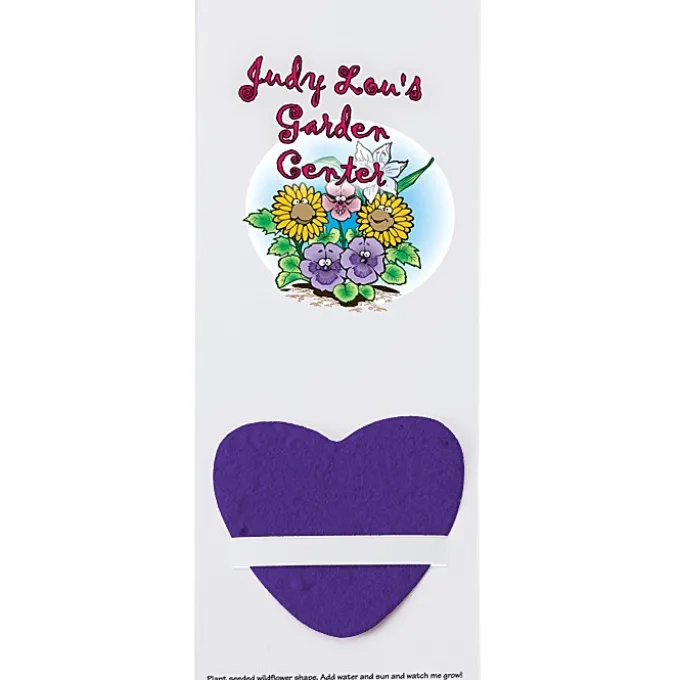 Plant-A-Shape Flower Seed Bookmark - Heart