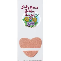 Plant-A-Shape Flower Seed Bookmark - Heart