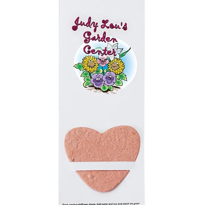 Plant-A-Shape Flower Seed Bookmark - Heart
