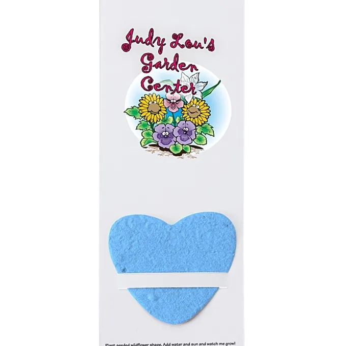 Plant-A-Shape Flower Seed Bookmark - Heart