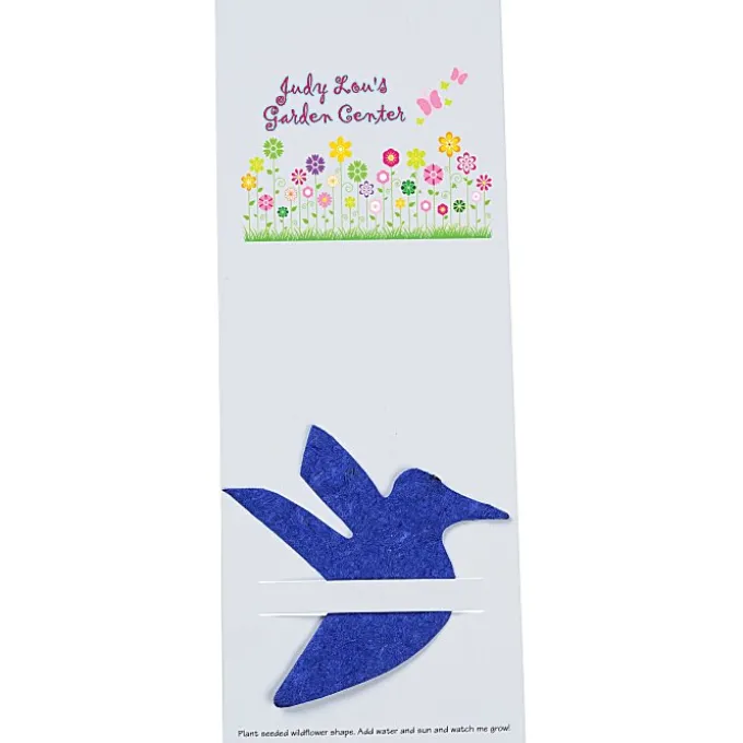 Plant-A-Shape Flower Seed Bookmark - Hummingbird