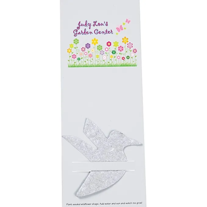 Plant-A-Shape Flower Seed Bookmark - Hummingbird