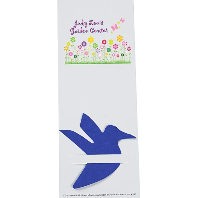 Plant-A-Shape Flower Seed Bookmark - Hummingbird