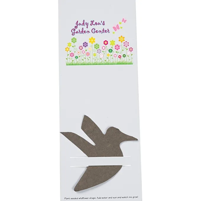 Plant-A-Shape Flower Seed Bookmark - Hummingbird