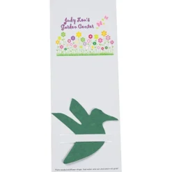 Plant-A-Shape Flower Seed Bookmark - Hummingbird