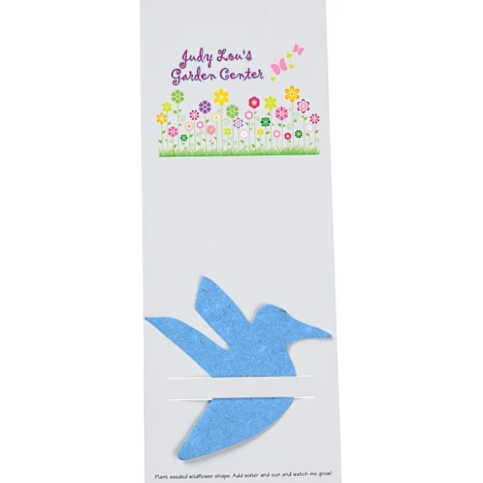 Plant-A-Shape Flower Seed Bookmark - Hummingbird