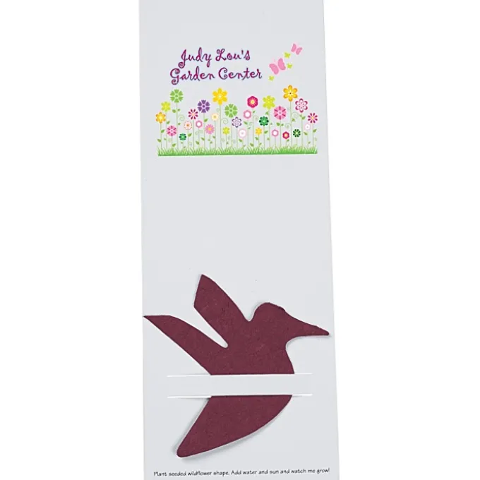 Plant-A-Shape Flower Seed Bookmark - Hummingbird